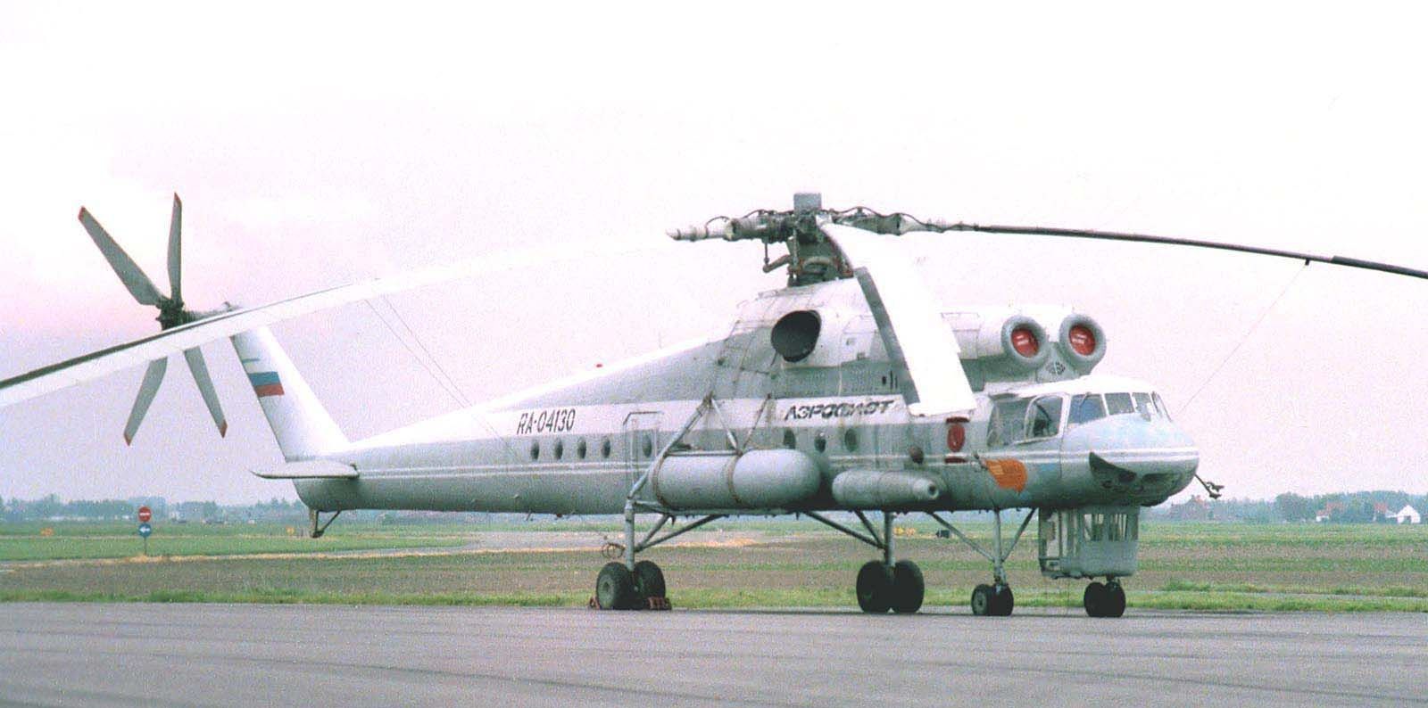 Транспортный вертолет-кран Ми-10К. - Российская авиация